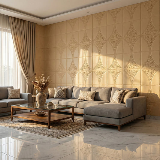 3D flower pattern Wall Panels | Waterproof & Seelan-Proof (Self-Adhesive)