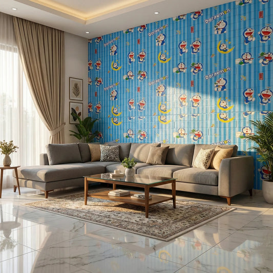 3D cartoon Wall Panels | Waterproof & Seelan-Proof (Self-Adhesive)